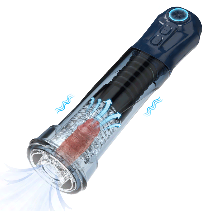 【HOT】Arousa - Pompa per pene maschile con aspirazione e vibrazione efficiente per l'ingrandimento