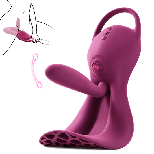 Ryder – Macchina per cavalcata a mani libere per la stimolazione del punto G, con spinte e colpetti regolabili e design flessibile che segue il corpo