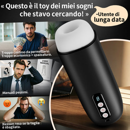 Sophia – Aspirazione Potente Miglior Valore Dimensioni Cristalline Automatico Masturbatore Maschile