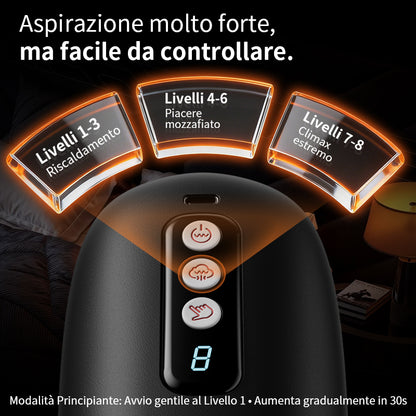 Sophia – Aspirazione Potente Miglior Valore Dimensioni Cristalline Automatico Masturbatore Maschile