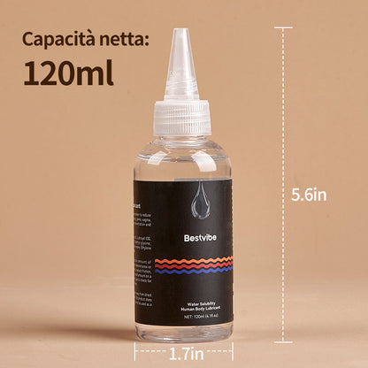 Acmejoy X Bestvibe Lubrificante a base d'acqua 240ml/120ml, lubrificante intimo a lunga durata, sicuro per i sex toy e compatibile con i preservativi