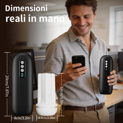 Sophia – Aspirazione Potente Miglior Valore Dimensioni Cristalline Automatico Masturbatore Maschile