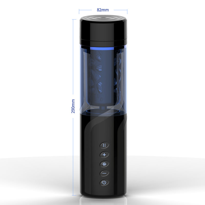 Bluesea 6 Masturbatore a rotazione con spinta bidirezionale con base di aspirazione