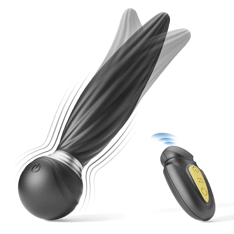 DAISY Stimolazione Prostatica 7 Buttplug con Vibrazione e 7 Rotazioni della Testa