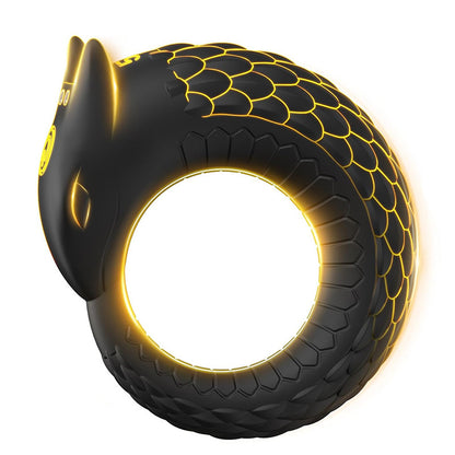 Dragon Thunder – Anello penieno a 10 vibrazioni, giocattolo in silicone a lunga durata