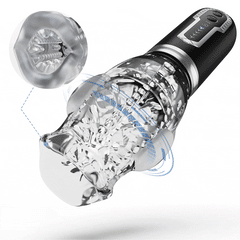 Amber -  7 Vibrante 5 spinte rotanti Pompini Masturbatore