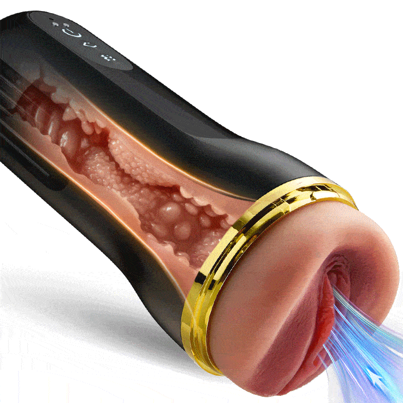 5 Succhiare 10 coppe vibranti per la masturbazione maschile con ingresso di vagina simulato