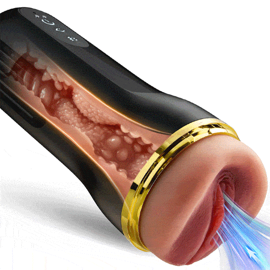 5 Succhiare 10 coppe vibranti per la masturbazione maschile con ingresso di vagina simulato