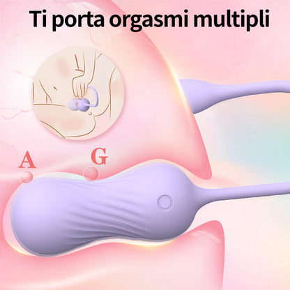 Elf — Vibratore con Vibrazione e Rotazione a 9 Frequenze, Stimolazione a 360°