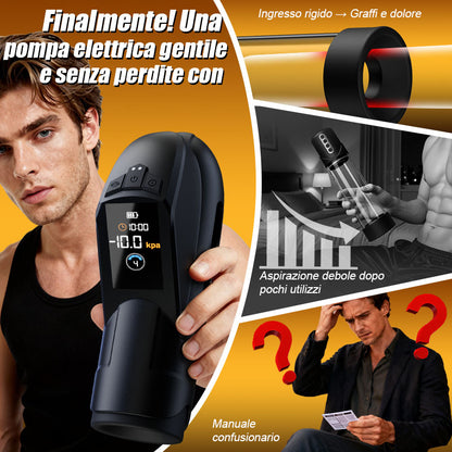 Ravish - Manica Simile a Carne Aspirazione di Lunga Durata Guida Chiara Masturbatore Automatico Maschile