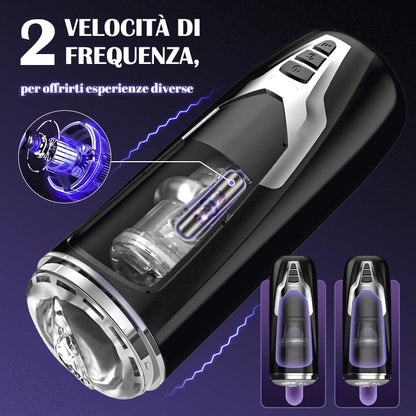 【HOT】Warrior Swirl 3 IN 1 Masturbatore Cup Automatico