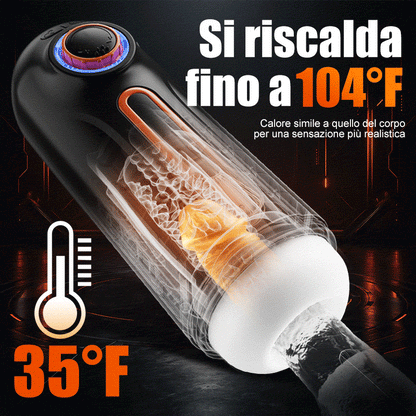 Alien - 5 IN 1 Masturbatore Cup High-Tech Suzione+Telescopico+Riscaldamento
