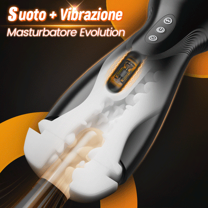 SolaceX - Evolution-8 Succhiare 10 Vibrare One Touch Orgasmo Masturbatore digitale a vuoto