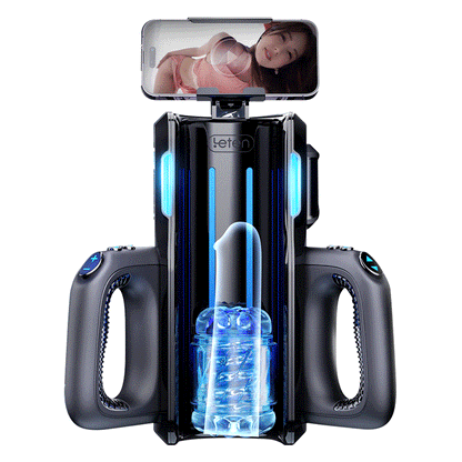 【Spedizione gratuita】LETEN 10 Masturbatore ad alta velocità con supporto per telefono