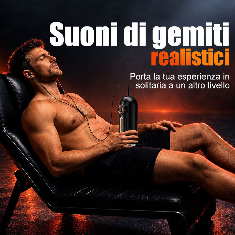Alien - 5 IN 1 Masturbatore Cup High-Tech Suzione+Telescopico+Riscaldamento