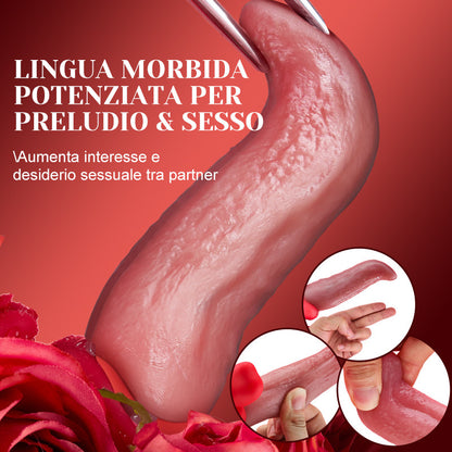 Vesper - Vibratore a lingua profonda per piacere prolungato con 10 movimenti ondulatori