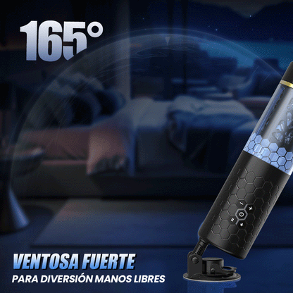 SPINNE Masturbatore elettrico cup rotazione telescopica 6 frequenza 3 velocità