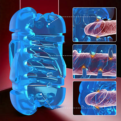 【Spedizione gratuita】LETEN 10 Masturbatore ad alta velocità con supporto per telefono