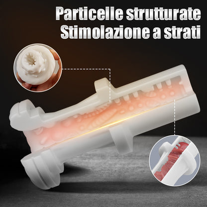 Saith - Tazza per masturbazione vocale portatile 7 con spinta e vibrazione