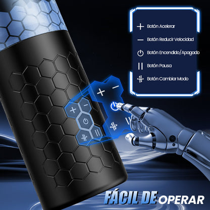 SPINNE Masturbatore elettrico cup rotazione telescopica 6 frequenza 3 velocità