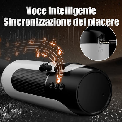 Saith - Tazza per masturbazione vocale portatile 7 con spinta e vibrazione