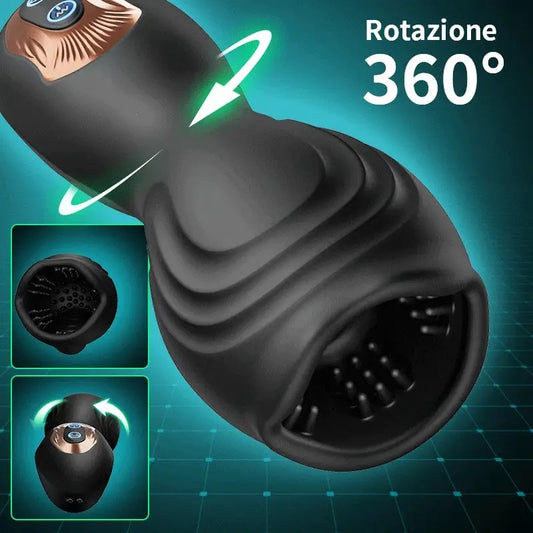 Alex - Allenatore di Glande Intelligente con Rotazione e Vibrazione Multi-Frequenza
