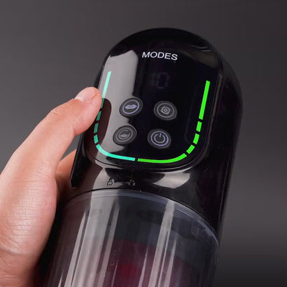 Scarlet - 360° Leccata di Lingua Realistica Manicotto Spesso con 7 Modalità di Aspirazione Stimolatore Orale
