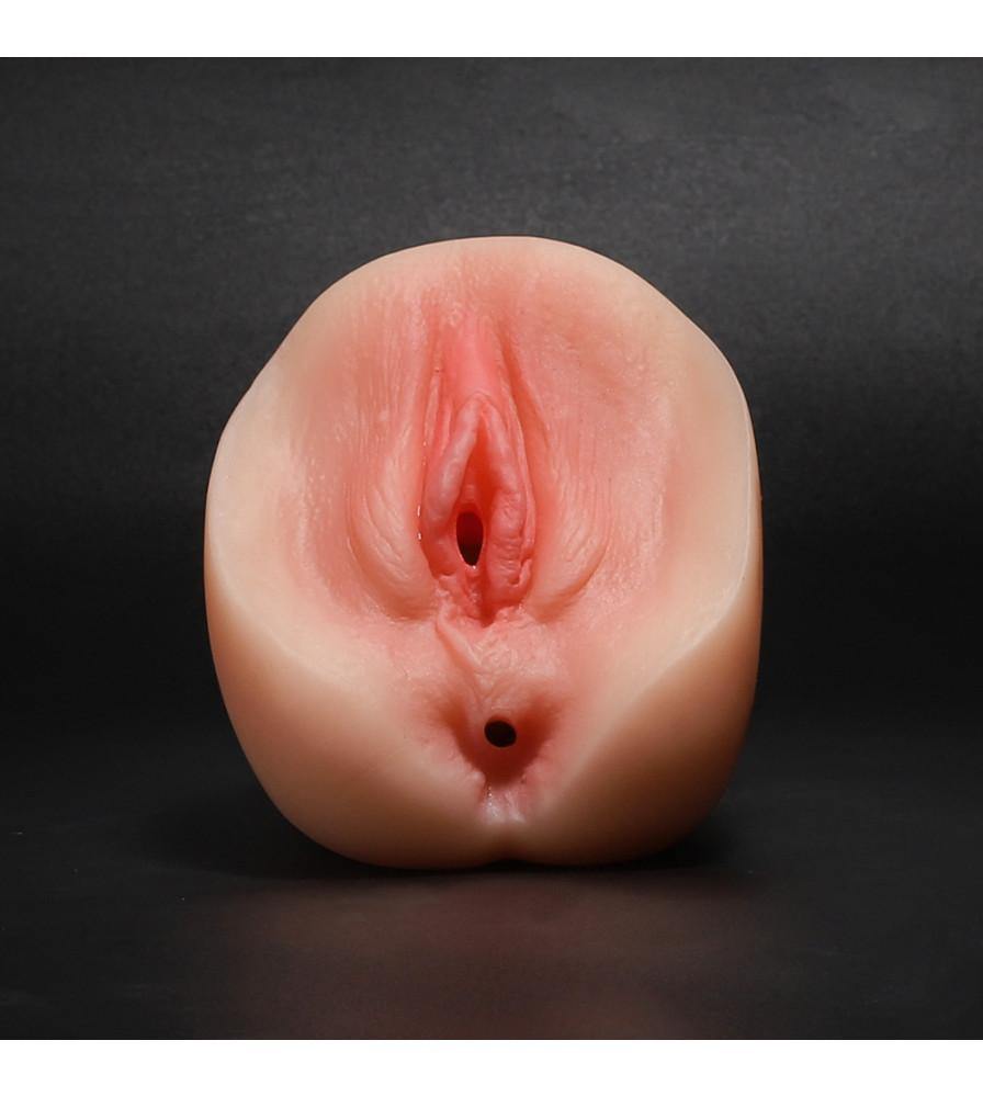 Masturbatore realistico figa tascabile con vagina e ano Fondlove