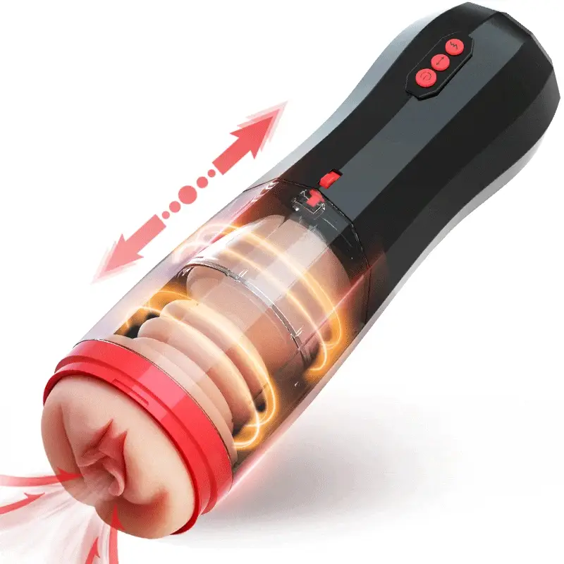 Climber 4 IN 1 Masturbatore cup Suzione Telescopica Vibrazione Acmejoy